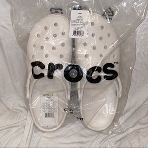 Crocs - solid White - size 12 - brand new